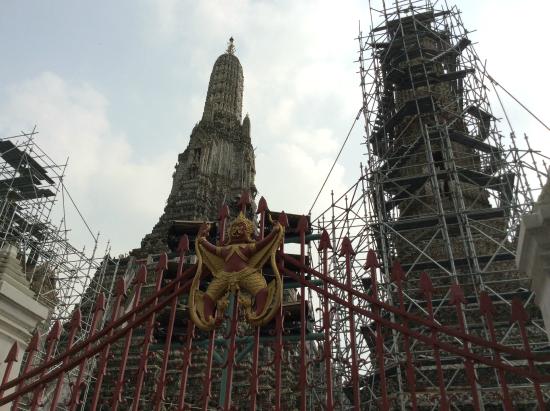rénovation temple Wat Arun